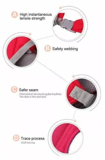 Adjustable Infant Baby Carrier Wrap Sling Hip Seat Newborn Backpack Breathable