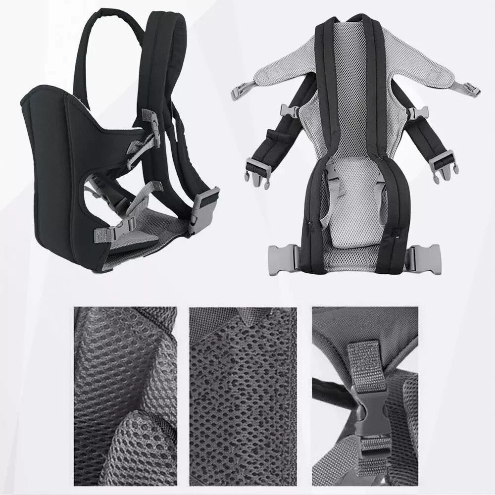 Adjustable Infant Baby Carrier Wrap Sling Hip Seat Newborn Backpack Breathable